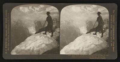 Switzerland Mont Blanc (15,782 ft) the monarch of the Alps, S over- Old Photo