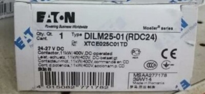 NEW EATON MOELLER DILM25-01(RDC24) Contactor