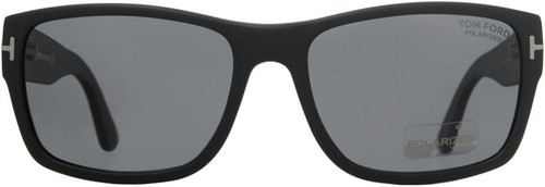 Pre-owned Tom Ford Men's Mason Tf445 Tf445/s 02d Black Fashion Sunglasses 58mm In Gray