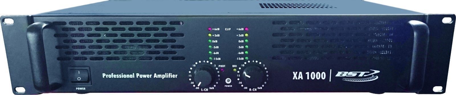 BST Audio XA1000 1000W Power Amplifier Rack PA System DJ Disco Sound System