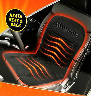 Best Heated Seat Cushion Pad Warmer 12-Volt Auto Black With High / Low