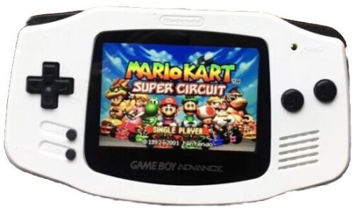 Nintendo GameBoy Advance SP GBA Arctic White IPS V2 LCD Nintendo GameBoy Advance SP GBA Arctic White IPS V2 LCD