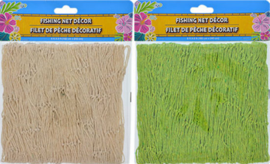 FISHING NET Decor, Beach, Luau, pool, Nautical, tropical party decoration Choice