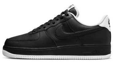 Мужские кроссовки Nike Air Force 1 07 Черные/Черно-белые (DH7561 001)