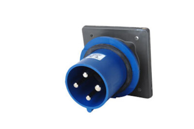 PS360B6-S PIN & SLEEVE SPLASHPROOF INLET DOUBLE POLE THREE WIRE 60 AMP 250 VOLT.