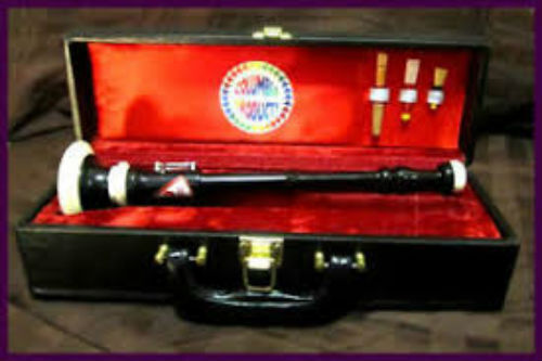 CP Brand New BOMBARD OBOE Rosewood Black Flute Chanter With Hard Carry Box