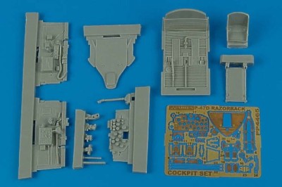 Aires 1/48 P-47D Razorback Cockpit Set for Tamiya kit 4465