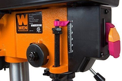US 2.3-Amp 8-Inch 5-Speed Cast Iron Benchtop Drill Press Keyed Chuck Power Tools
