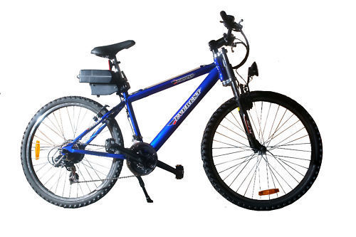 E-Bikes in Blau