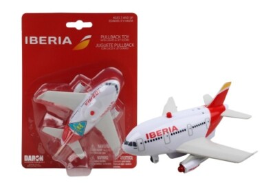 Iberia Pullback Plane Licht Sound Spielzeug Flugzeug