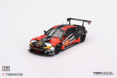 TSM 1/43 BMW M4 GT3 NO.7 TEAM WRT 2023 24H DUBAI WINNER (RESIN) TSM430736