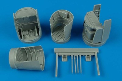 Aires 1/48 Heinkel He 219A-7 main wheel bays for Tamiya kit 4426