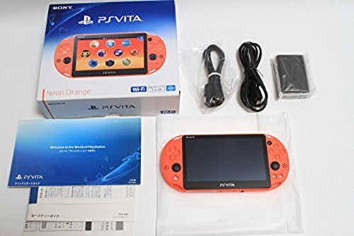 PS Playstation vita Wi-Fi model NEON ORANGE PCH-2000 ZA24