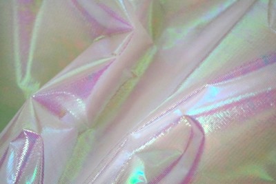 Crystal Mermaid Unicorn Hologram Fabric Reflective Latex PVC Barbie 80's doll