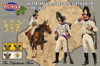 28MM AUSTRIAN NAPOLEONIC GRENADIERS 1798-1815 - VICTRIX SENT FIRST CLASS