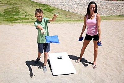Driveway Games EZ Carry Portable All-Weather Cornhole Set Travel Corn Toss &