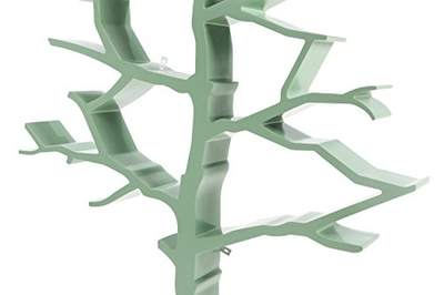 Nursery Works Tree Bookcase, Sage Green