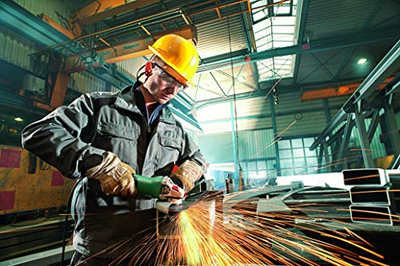 Metabo WEP15-150 Quick 13.5 Amp 9,600 rpm Angle Grinder with Electronics and 6