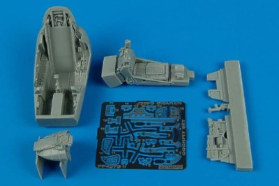 Aires 1/48 J-35FS Draken cockpit set for Hasegawa kit 4375