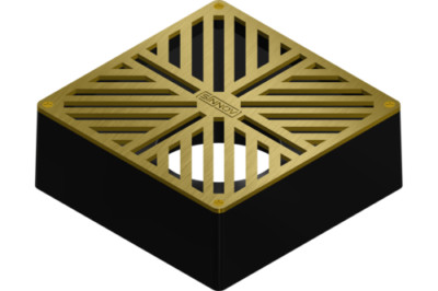 Sinnov - Pro Brass 3 & 4'' in Drain Grate For Paver, Concrete, Stone, Travertine