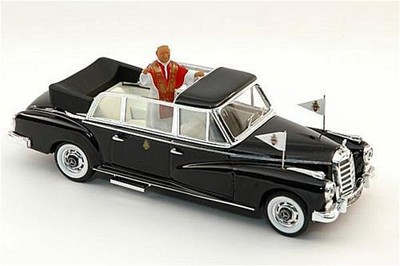 Mercedes 300D Limo Papa Giovanni Xxiii 1960 Rio4100P 1:43 Model Diecast