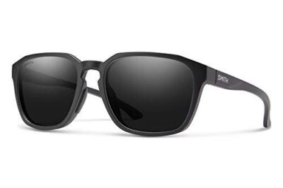 Pre-owned Smith Contour Unisex Square Sunglasses In Matte Black/chromapop Polarized Black In Multicolor