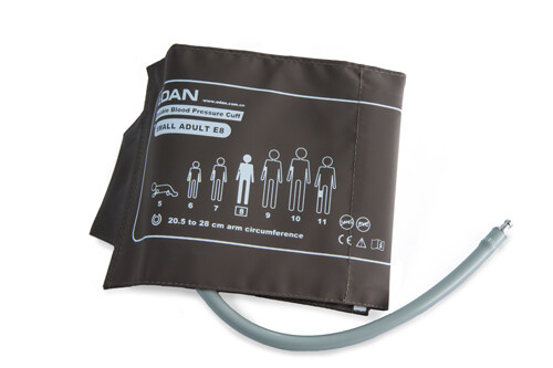 EDAN E8 Reusable NIBP Child Blood Pressure Cuff 20.5-28cm w/ Metal Bayonet