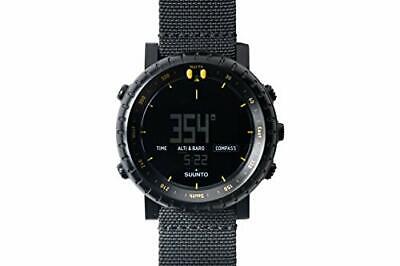 Pre-owned Suunto Core Ss050276000 Black Yellow 3atm Azimuth Altitude Atmosphere Depth