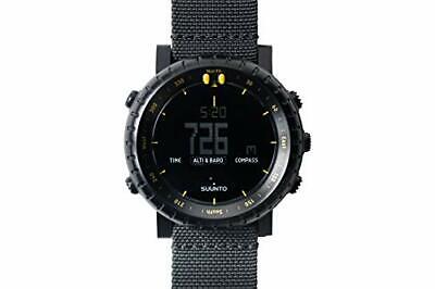 Pre-owned Suunto Core Ss050276000 Black Yellow 3atm Azimuth Altitude Atmosphere Depth