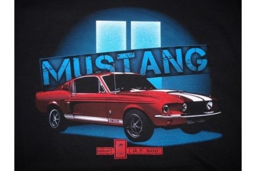 Ford Mustang SVT Cobra Snake Pit Multi Car Shirt In Medium Blue - The - Foto 7