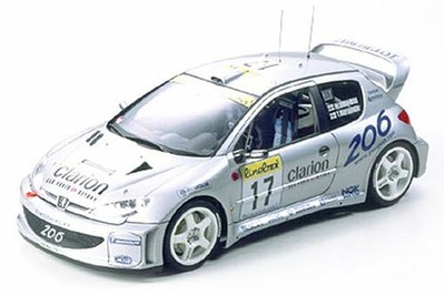 Tamiya 1/24 Sports Car Series No.225 Peugeot 206 Wrc2000 Plastic Model 24226