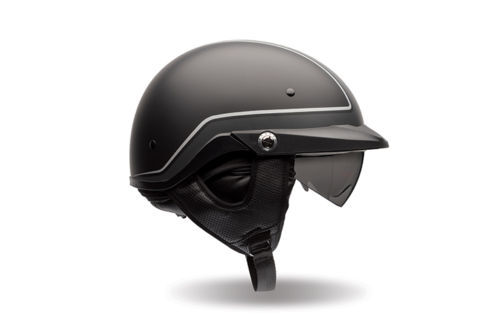 Vintage Bell Super Magnum Helmet 70s Motorcycle Gray Toptex Size 7