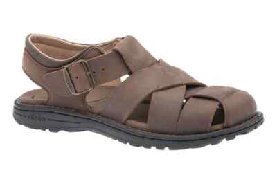 ABEO Men's BRANDON Neutral Support Fisherman Sandals NIB Brown Multi Sizes