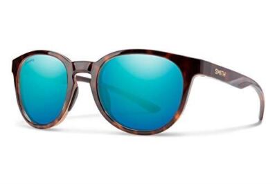 SMITH SMITH EASTBANK SUNGLASSES IN TORTOISE/CHROMAPOP POLARIZED OPAL BLUE GREEN MIRROR