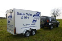 CAR TRAILER HIRE NORFOLK. BOX VAN TIPPER PLANT HORSE