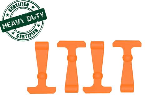 4 Pack Heavy Duty Replacement Orange Cooler Latches Compatible with YETI RTIC