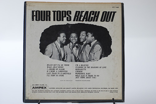 FOUR TOPS REEL TO REEL AUDIO MUSIC TAPES - LOT OF 2