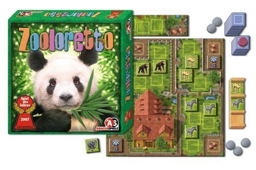 Abacus 6121 Zooloretto Würfelspiel - Gioco Da Tavolo Dei Dadi Sullo Zoo - Versione Tedesca Per Famiglie