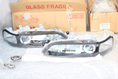 JDM Toyota Harrier 60 G's Left LED Headlight KOITO 48-147 Black