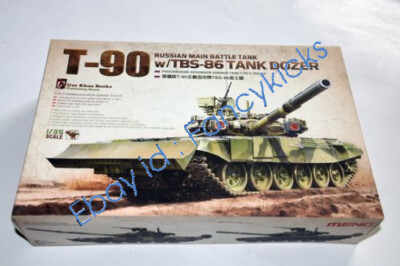 Meng 1/35 scale TS-014 Russian Main Battle Tank T-90 / TBS-86 Tank Dozer Model