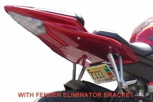 のの NOS Shock Racing Black Undertail Plate Kit Fender 2006 ZX-10