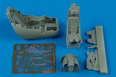 Aires 1/48 J-35 Draken cockpit set for Hasegawa kit 4381