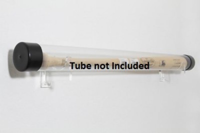 Horizontal Baseball Bat Wall Mount Acrylic Holder Display With Screws SG AR03 