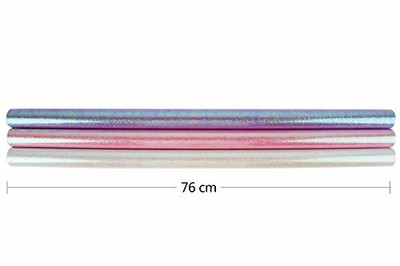 WRAPAHOLIC Wrapping Paper Roll - Pink/White/Purple Rainbow Color for Birthday...
