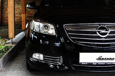 OPEL Insignia 08-13 Chrom Zierleisten für Kühlergrill unten alle Streben 3M