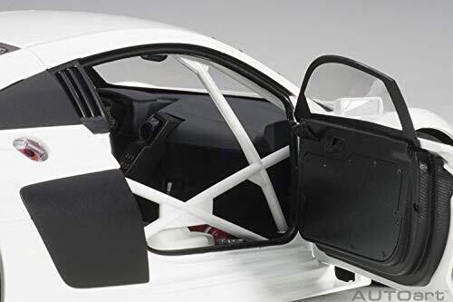 Audi R8 FIA GT GT3 Plain Color Version White 1/18 Model Car By Autoart 81602 - Picture 7 of 10