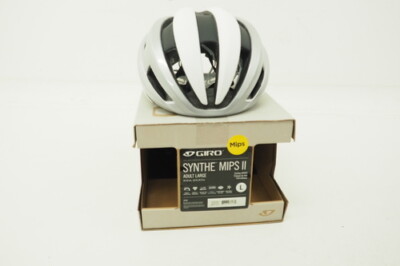 New! Giro Unisex Adult Synthe MIPS II Road Cycling Helmet White Size L, 59-36cm