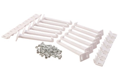 New Set of 2 Packs- 24 Total -Toddler Baby Safety Catches Drawer Cabinet Locks