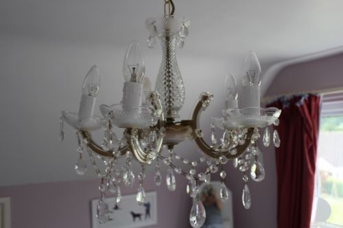 Glass Antique Ceiling Lights & Chandeliers
