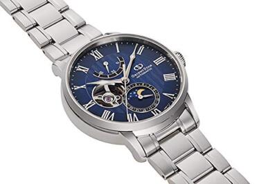 Pre-owned Orient Star Rk-ay0103l Automatic Men's Watch Mechanical Moon Phase Silver